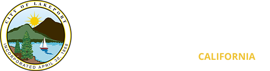 The logo of Lakeport, CA
